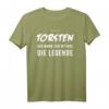 Torsten T-Shirt, lustige Geschenkidee mit Spruch 'Der Mann. Der Mythos. Die Legende.' – Perfekt für Geburtstag, Weihnachten & humorvolle Anlässe