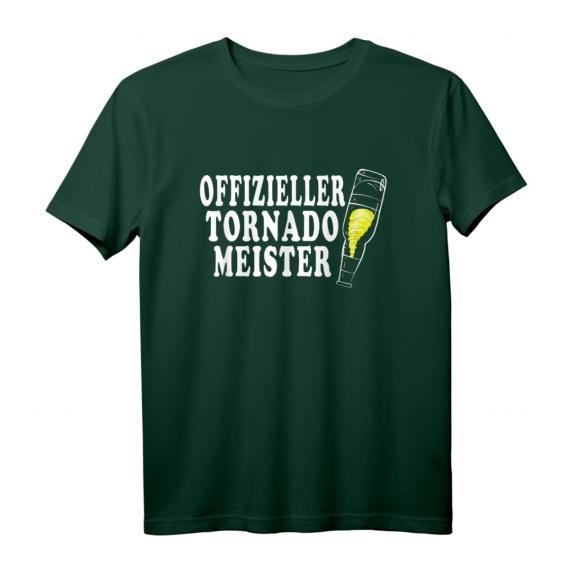 Tornado Offiziell Meister Bier drehen T-Shirt – Lustiges Partyoutfit für Bierstürze, Vatertag & Geburtstagsfeiern für Männer und Frauen