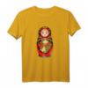 Schönes Matrjoschka Russisches Nist-Puppenhemd - Unisex T-Shirt mit Blumen-Design, perfekt als Geschenk für Russland- und Kulturfans