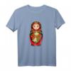 Schönes Matrjoschka Russisches Nist-Puppenhemd - Unisex T-Shirt mit Blumen-Design, perfekt als Geschenk für Russland- und Kulturfans