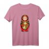 Schönes Matrjoschka Russisches Nist-Puppenhemd - Unisex T-Shirt mit Blumen-Design, perfekt als Geschenk für Russland- und Kulturfans