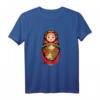 Schönes Matrjoschka Russisches Nist-Puppenhemd - Unisex T-Shirt mit Blumen-Design, perfekt als Geschenk für Russland- und Kulturfans