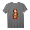 Schönes Matrjoschka Russisches Nist-Puppenhemd - Unisex T-Shirt mit Blumen-Design, perfekt als Geschenk für Russland- und Kulturfans