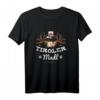 Tiroler Madl Damen T-Shirt mit Hirsch & Edelweiß – Lustiges Tirol Design für Frauen, Mädchen & Fans, Perfekt als Geschenk zu Weihnachten & Geburtstag