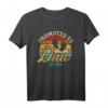 Befördert zum Papa 2022 Vintage Retro T-Shirt – Perfekt für Babyankündigung und werdende Väter