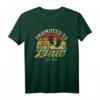 Befördert zum Papa 2022 Vintage Retro T-Shirt – Perfekt für Babyankündigung und werdende Väter