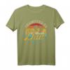 Befördert zum Papa 2022 Vintage Retro T-Shirt – Perfekt für Babyankündigung und werdende Väter