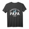 Befördert zum Papa 2022 Schwangerschaft Verkünden T-Shirt – Lustiges Baby-News Shirt für werdende Väter