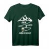 Trekking - Oben Gibt's Bier T-Shirt für Wanderer und Bergsteiger – Lustiges Motiv, Perfekt als Geschenk für Damen, Herren, Opa & Oma