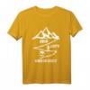 Trekking - Oben Gibt's Bier T-Shirt für Wanderer und Bergsteiger – Lustiges Motiv, Perfekt als Geschenk für Damen, Herren, Opa & Oma