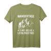 Wandertage sind meine Lieblingstage Wandern Wanderer T-Shirt - Perfekt für Berg- und Fernwanderer, Naturfreunde & Outdoor-Enthusiasten