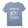 Wandertage sind meine Lieblingstage Wandern Wanderer T-Shirt - Perfekt für Berg- und Fernwanderer, Naturfreunde & Outdoor-Enthusiasten