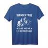 Wandertage sind meine Lieblingstage Wandern Wanderer T-Shirt - Perfekt für Berg- und Fernwanderer, Naturfreunde & Outdoor-Enthusiasten