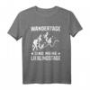 Wandertage sind meine Lieblingstage Wandern Wanderer T-Shirt - Perfekt für Berg- und Fernwanderer, Naturfreunde & Outdoor-Enthusiasten