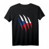 Tschechische Flagge Krallen T-Shirt – Coole Geschenkidee für Tschechen zum Geburtstag & Weihnachten