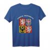 Tschechische Republik T-Shirt mit Wappen und Flagge - Souvenir aus Prag, ideales Geschenk für Nationalstolz und Touristen