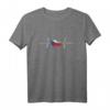 Tschechien Herzschlag EKG Vintage Flagge T-Shirt – Für Tschechien Fans, Urlauber und Tschechen im Retro Look