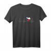 Cesko Liebe T-Shirt mit tschechischer Flagge und Herz – Patriotisches Geschenk für Tschechien-Fans, Urlaub & Public Viewing