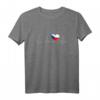 Cesko Liebe T-Shirt mit tschechischer Flagge und Herz – Patriotisches Geschenk für Tschechien-Fans, Urlaub & Public Viewing