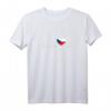 Cesko Liebe T-Shirt mit tschechischer Flagge und Herz – Patriotisches Geschenk für Tschechien-Fans, Urlaub & Public Viewing