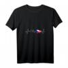 Damen Tschechien Herzschlag Flagge Liebe T-Shirt mit V-Ausschnitt – Perfekt als Geschenk für Heimatliebhaber, Urlauber & Tschechien-Fans