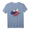 CZECH REPUBLIC Flagge T-Shirt - Klassisches Tschechien Landespremiumshirt als Souvenir oder Geschenk