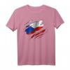 CZECH REPUBLIC Flagge T-Shirt - Klassisches Tschechien Landespremiumshirt als Souvenir oder Geschenk