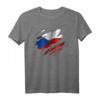 CZECH REPUBLIC Flagge T-Shirt - Klassisches Tschechien Landespremiumshirt als Souvenir oder Geschenk