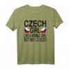 Tschechisches Mädchen T-Shirt mit Flagge der Tschechischen Republik - Stolz zeigen & tolles Geschenk für Frauen, Mädchen & Teenager