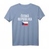 Tschechische Republik Flagge T-Shirt – Klassisches T-Shirt mit Flaggen-Design für Tschechien Fans und Landesstolz