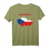 T-Shirt mit Tschechischer Flagge und Landkarte – Perfektes Geschenk für Bruder, Schwester, Damen, Herren und Kinder zu Geburtstagen, Weihnachten & Feiertagen