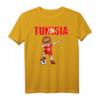 Dabbing Soccer Boy Tunesien Fußball Fan T-Shirt mit Flagge – Lustiges Fan-Outfit für Kinder, Trainer und stolze Fans bei Turnieren
