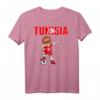 Dabbing Soccer Boy Tunesien Fußball Fan T-Shirt mit Flagge – Lustiges Fan-Outfit für Kinder, Trainer und stolze Fans bei Turnieren