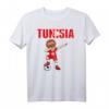 Dabbing Soccer Boy Tunesien Fußball Fan T-Shirt mit Flagge – Lustiges Fan-Outfit für Kinder, Trainer und stolze Fans bei Turnieren