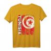 Tunesien Flagge T-Shirt für Damen, Herren und Kinder - Stylischer Vintage Used Look mit klassischem Schnitt