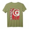Tunesien Flagge T-Shirt für Damen, Herren und Kinder - Stylischer Vintage Used Look mit klassischem Schnitt