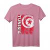 Tunesien Flagge T-Shirt für Damen, Herren und Kinder - Stylischer Vintage Used Look mit klassischem Schnitt