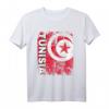 Tunesien Flagge T-Shirt für Damen, Herren und Kinder - Stylischer Vintage Used Look mit klassischem Schnitt