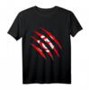 Tunesische Flagge T-Shirt - Fanoutfit für Fußball, Basketball & Sportevents, Geschenkidee für Freunde & Familie