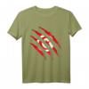 Tunesische Flagge T-Shirt - Fanoutfit für Fußball, Basketball & Sportevents, Geschenkidee für Freunde & Familie