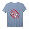 Tunesische Flagge T-Shirt - Fanoutfit für Fußball, Basketball & Sportevents, Geschenkidee für Freunde & Familie