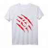 Tunesische Flagge T-Shirt - Fanoutfit für Fußball, Basketball & Sportevents, Geschenkidee für Freunde & Familie