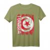 Tunesien Flagge T-Shirt für Damen, Herren & Kinder – Klassisch geschnitten, doppelt genähter Saum, ideal als Souvenir oder Landestypischer Fanartikel