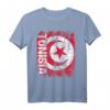 Tunesien Flagge T-Shirt für Damen, Herren & Kinder – Klassisch geschnitten, doppelt genähter Saum, ideal als Souvenir oder Landestypischer Fanartikel