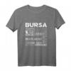 Bursa Türkei T-Shirt – Stolz auf Bursa, Göktürk, Kayi und Osmanen | Türkisches Heritage Shirt
