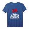 Korkma sönmez bu safaklar Türkei Ayyildiz T-Shirt – Patriotisches Nationalshirt für Türkeifans und Nationalstolz