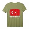 HapKoala Türkei Fahne T-Shirt - Vintage Design mit Türkischer Flagge für Fans, Urlauber & Istanbul Liebhaber