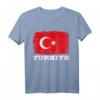 HapKoala Türkei Fahne T-Shirt - Vintage Design mit Türkischer Flagge für Fans, Urlauber & Istanbul Liebhaber