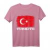 HapKoala Türkei Fahne T-Shirt - Vintage Design mit Türkischer Flagge für Fans, Urlauber & Istanbul Liebhaber