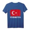HapKoala Türkei Fahne T-Shirt - Vintage Design mit Türkischer Flagge für Fans, Urlauber & Istanbul Liebhaber